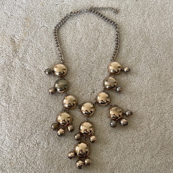 Full Size Gold Bubble Necklace - Picture 4 of 6